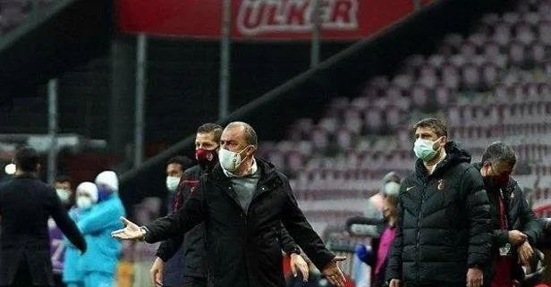 Galatasaray’ın teknik patronu Fatih Terim, hakemleri hedef aldı