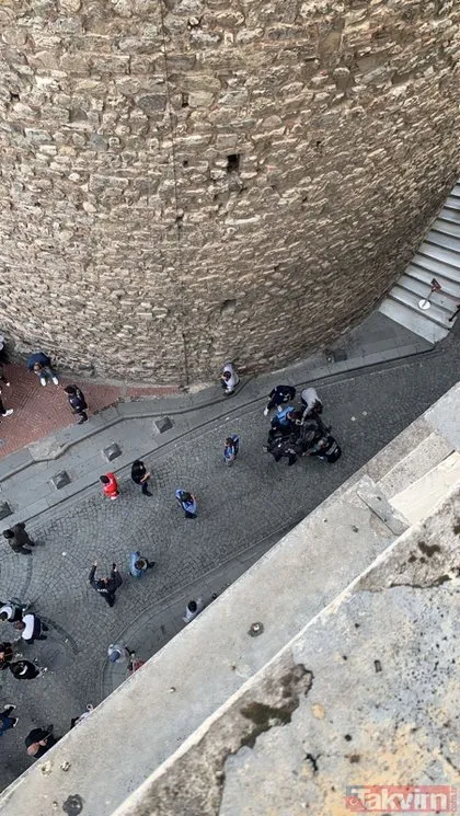 SON DAKİKA: Galata Kulesi’nde intihar şoku! Seyir terasından düşen bir kişi hayatını kaybetti
