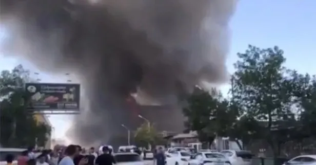 Ermenistan’da korkunç patlama! Alışveriş merkezi havaya uçtu