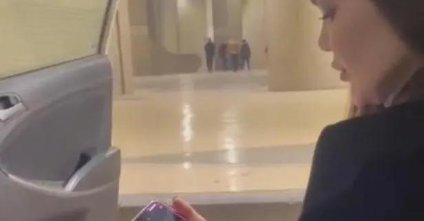 Taksim'de taksiciyle turist arasında indi bindi ücreti tartışması