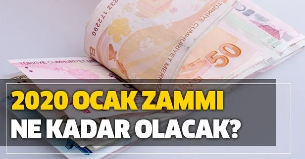 2020 Ocak zammı ne kadar? Emekli, memur, engelli, işsizlik ve evde bakım maaşı ne kadar olacak?