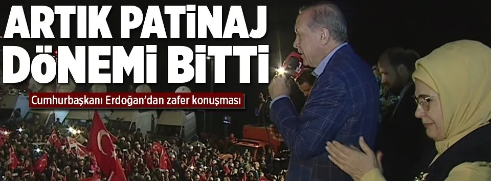 Erdoğan: Artık Türkiye’de patinaj olmayacak
