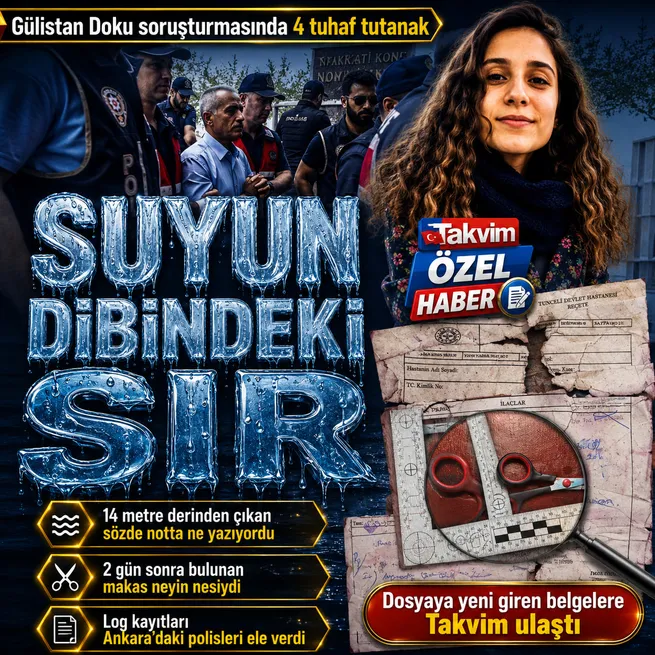 Gülistan Doku dosyasında 4 tuhaf tutanak! Su altında sahte delil izi... Şüphe Ankaraya uzandı: Yetkisiz polislerden gizli sistem sorgusu