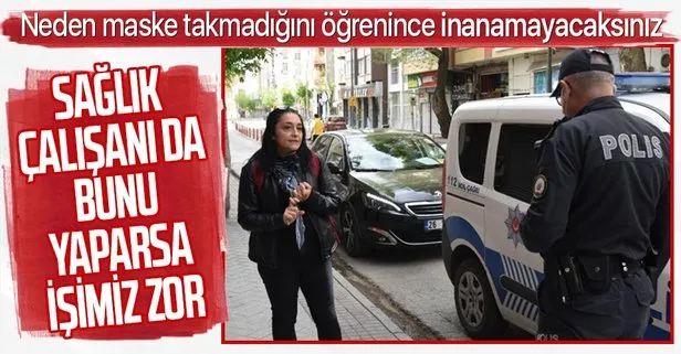 Sağlık çalışanından şaşırtan hareket