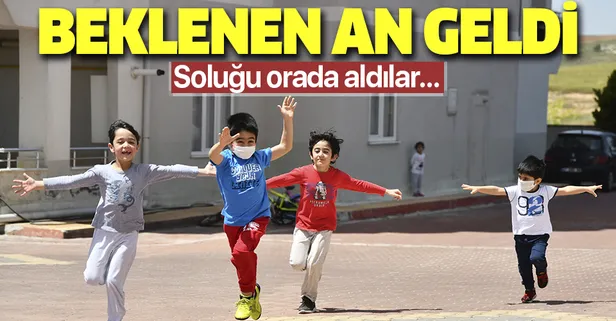 14 yaş altı çocuklar uzun zaman sonra ilk kez sokağa çıktı