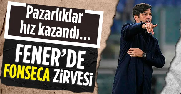 Fenerbahçe'de Paulo Fonseca zirvesi! Pazarlıklar sürüyor...