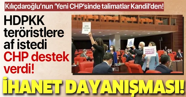 Son dakika: HDP ve CHP'den Meclis'te "ihanet" dayanışması! Teröristlere af istediler