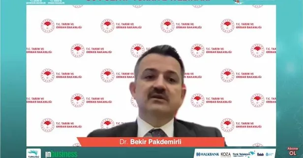 Tarım ve Orman Bakanı Dr. Bekir Pakdemirli ’Su Pozitif Türkiye Webinarı’nda konuştu: Su vatandır buharlaşmasın