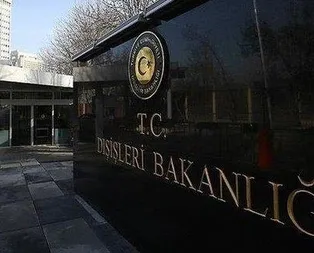 Dışişleri’nden flaş İsrail açıklaması