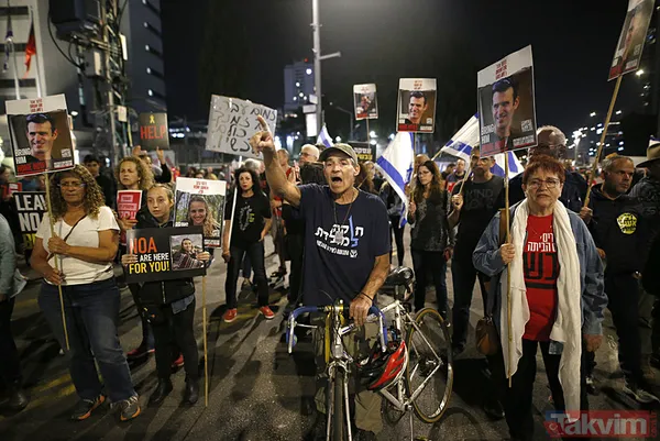 İsrail sokakları karıştı | Tel Aviv sokaklara döküldü! Katil Netanyahu'ya tepki yağdı: İstifa et - 8