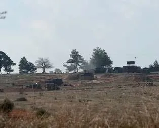 Fırtına obüsleri PYD’ye bomba yağdırdı