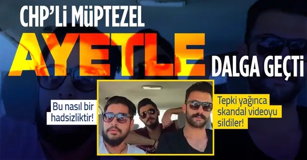 CHP Malatya Gençlik Kolları Başkanı Ozan Kaygusuz'dan skandal! Kur'an ayetleriyle resmen dalga geçtiler!