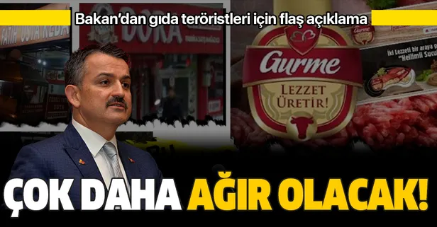 Bakan Pakdemirli'den gıda teröristleri hakkında flaş açıklama: "Cezalar bugünküne oranla çok daha ağır olacak"
