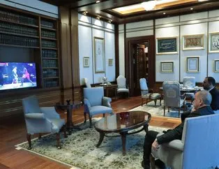 Başkan Erdoğan Dünya Şampiyonu Rıza Kayaalp’i böyle izledi