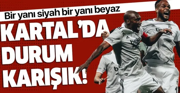 Bir yanı beyaz bir yanı siyah! Beşiktaş’ta futbolcuların performansları kafa karıştırdı