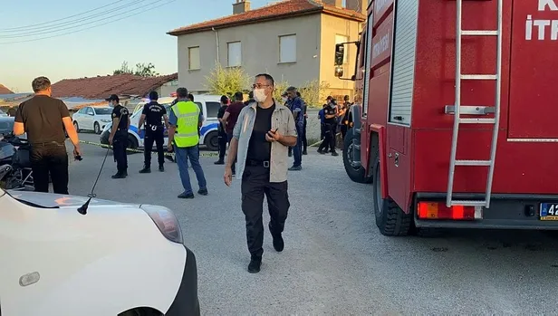 Konya’da bir eve düzenlenen silahlı saldırıda 7 kişi öldürüldü! Gözaltılar var-3