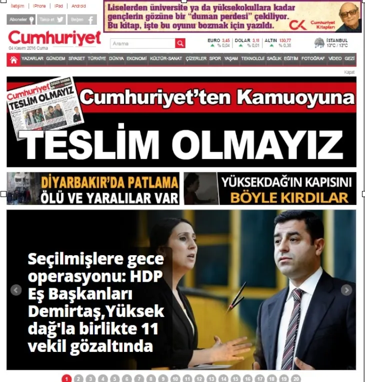 Cumhuriyet ısrarla teröre hizmet ediyor-1