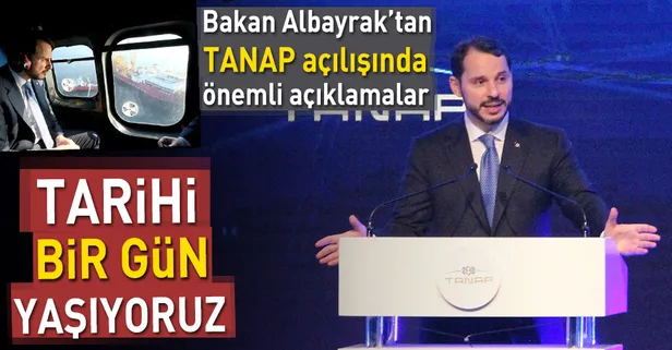 Berat Albayrak TANAP açılışında konuştu