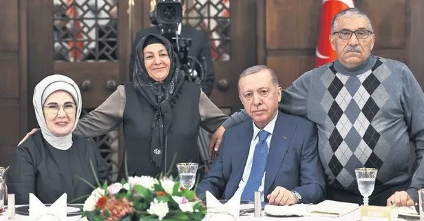 Başkan Erdoğan ilk iftarını şehit aileleri ile yaptı