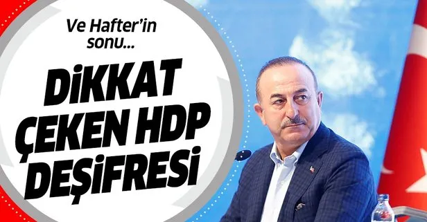 Bakan Çavuşoğlu'ndan HDP deşifresi
