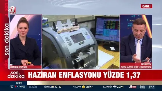 Haziran ayı enflasyon rakamları açıklandı