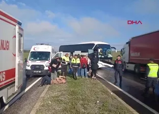 Aksaray’da tur otobüsü kaza yaptı: 16 yaralı