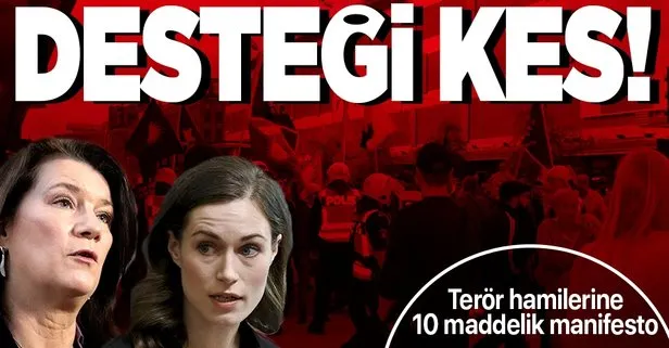 Terör destekçileri İsveç ve Finlandiya’ya 10 maddelik manifesto: Faaliyetlerini durdurun