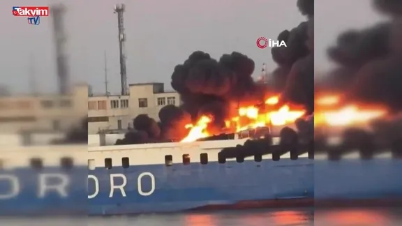Odessa’da Türk kargo gemisine saldırı iddiası!
