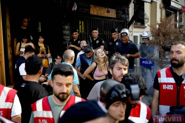 LGBT sapkınları yasak dinlemedi! "Onur Yürüyüşü" adı altında yine azıttılar! Polis paçavrayı çöpe attı - 29