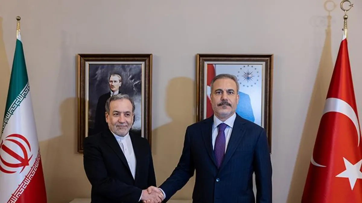 Türkiye ile İran arasında kritik temas: Bakan Fidan mevkidaşı Erakçi ile görüştü