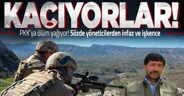 PKK’ya ağır darbe: Kaçıyorlar!
