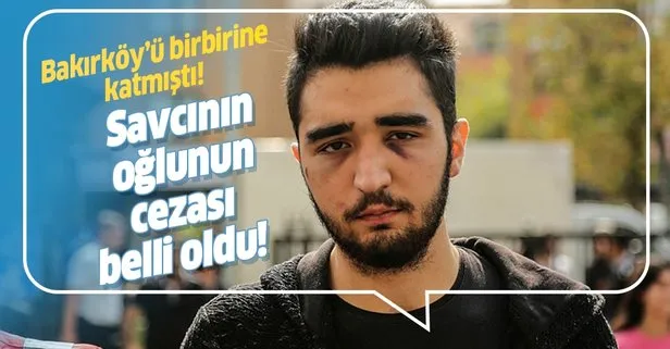 Bakırköy’ü birbirine katan savcının oğlu Görkem Sertaç Göçmen’in cezası belli oldu!