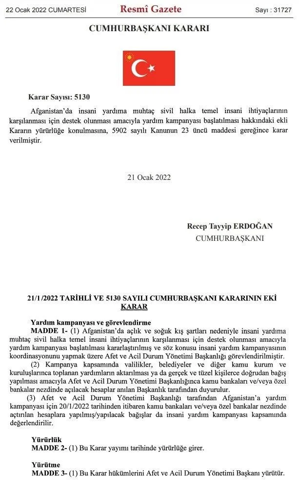 afganistan-icin-yardim-kampanyasi-karar-resmi-gazetede-yayimlandi-1642805329885.jpeg Afganistan için yardım kampanyası: Karar Resmi Gazete'de yayımlandı-1