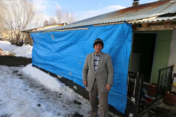 Yer: Muş... Vatandaşlardan soğuklara karşı brandalı çözüm-2