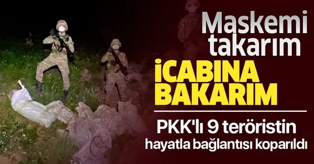 Haftanin bölgesinde PKK’lı 9 terörist daha etkisiz hale getirildi