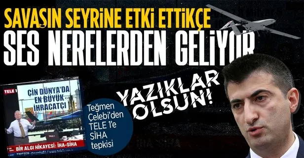 Fondaş TELE 1 yine SİHA’ları hedef aldı AK Partili Mehmet Ali Çelebi tepki gösterdi: Savaşın seyrine etki edince ses nerelerden geliyor!