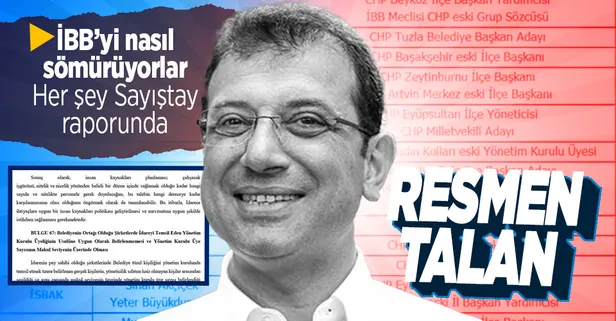 Hepsi sayıştay raporunda! CHP'li İBB'nin şirketleri liyakatsiz atamalarla dolu...