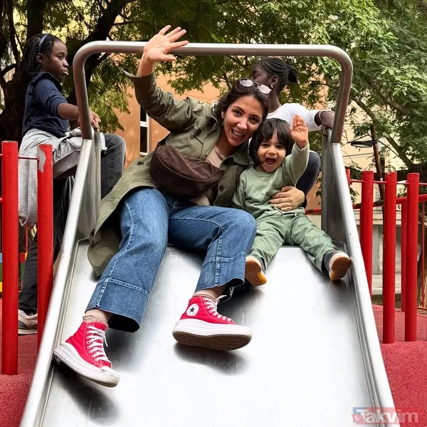 Meltem Yılmazkaya'nın gözlerden uzak büyüttüğü oğluna bakın: Böyle de yakışıklı olunmaz ki! - 13