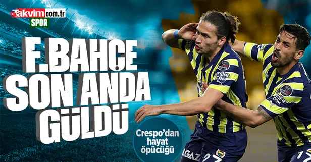 Fenerbahçe Ankaragücü'nü son dakikalarda geçti! MAÇ ÖZETİ