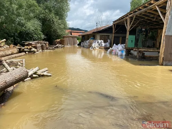 Batı Karadeniz'de sel felaketi! Dereler taştı, evleri su bastı, heyelan meydana geldi! Meteoroloji'den Batı Karadeniz için yeni uyarı - 10
