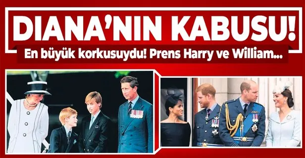 Prenses Diana’nın kabusu gerçek oldu! Akıllara o röportaj geldi: Prens Harry ve William...