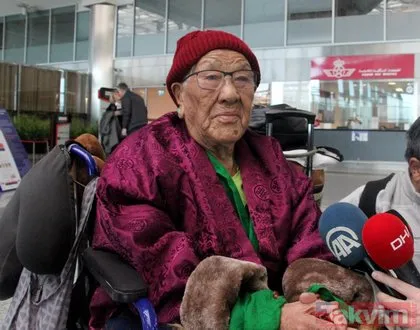 THY tarihinin en yaşlı yolcusunu taşıdı! 102 yaşındaki Ang Phurba Sherpini...