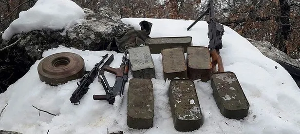 İnlerinden kamuflaj çıktı