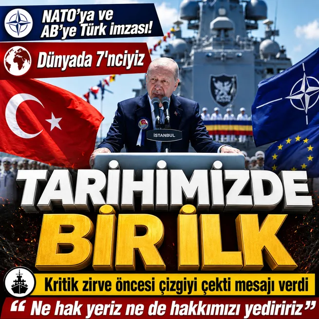 Başkan Erdoğan gemi teslimat töreninde açıkladı: Bir ilki gerçekleştirdik