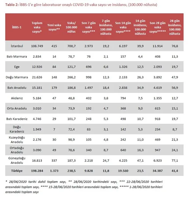 Son dakika: Sağlık Bakanlığı "Kovid-19" raporunu yayımladı: 22-28 Haziran arasında ise 10 bin 355 kişi iyileşti-3