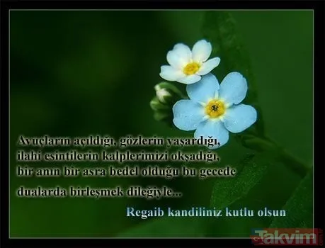 2019 Kandil mesajları Regaip Kandili mesajları! Regaip Kandili cep telefonu kısa SMS mesajı - 40