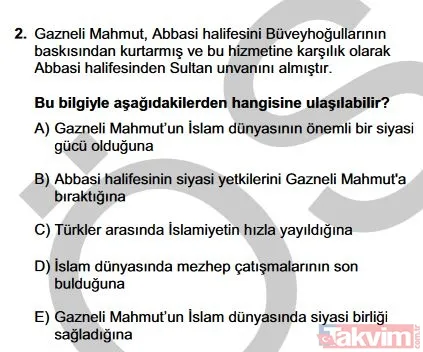 2019 YKS TYT soruları ve cevapları burada! Türkçe, Sosyal Bilimler, Matematik, Fen Bilimleri cevap anahtarı - 46