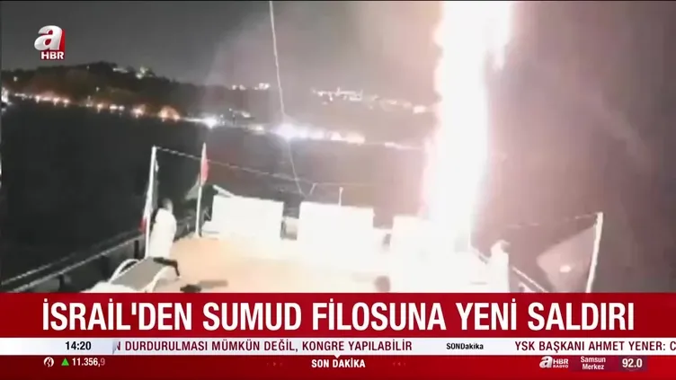 Sumud Filosu’na İsrail’den dronlu saldırı!