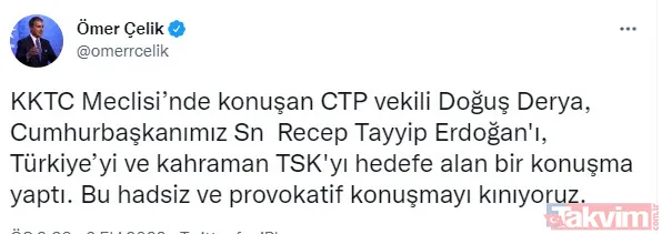 Çipras ve HDP'lilerin kankası KKTC vekili Doğuş Derya Türkiye'yi hedef aldı! Rauf Denktaş'ın kemiklerini sızlatan konuşma - 12