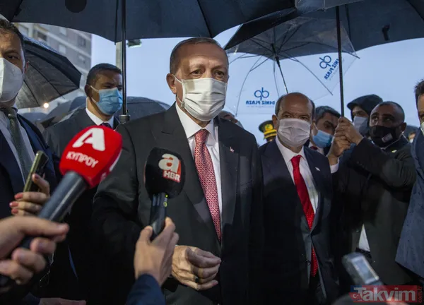 KKTC'de Maraş'a yapılan tarihi ziyaretten dikkat çeken kareler! Başkan Erdoğan, Devlet Bahçeli ve Ersin Tatar…. - 2